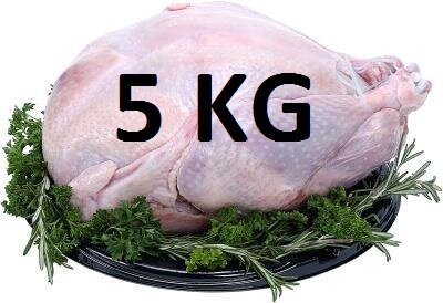 05 kg Verse hele kalkoen